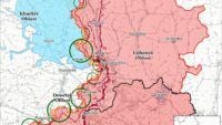 Mappa delle azioni di combattimento del 2 luglio 2025