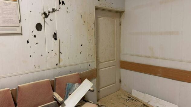Bombardamento di una farmacia a Kherson