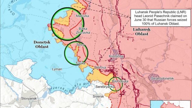 Mappa delle azioni di combattimento del 2 luglio 2025