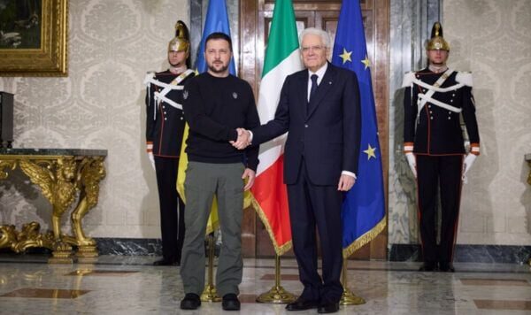 Zelensky incontrerà il presidente italiano a Roma