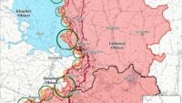 Mappa delle azioni di combattimento del 5 luglio 2025