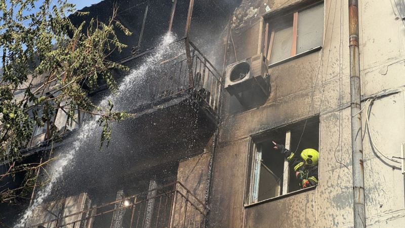 Incendio su vasta scala a Zaporizhia il 12 giugno 2025