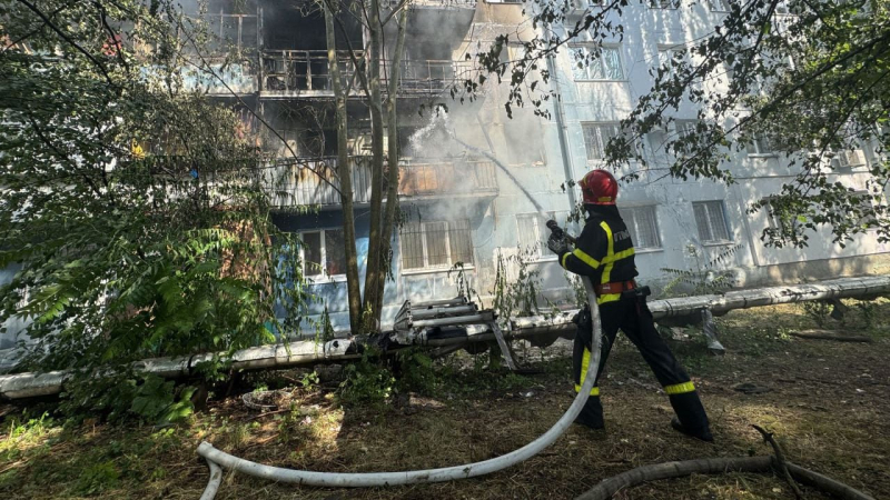 Incendio su vasta scala a Zaporizhia il 12 giugno 2025