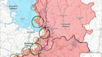 Mappa delle azioni militari in Ucraina del 9 giugno 2025