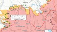 Mappa delle azioni di combattimento del 2 luglio 2025