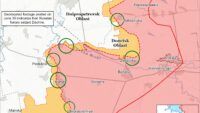 Mappa delle azioni di combattimento del 2 luglio 2025
