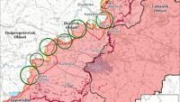 Mappa delle azioni militari in Ucraina del 9 giugno 2025