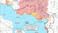 Mappa delle azioni di combattimento del 12 luglio 2025