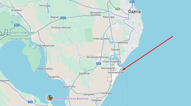 Esplosione a Chornomorsk: il nemico ha lanciato un missile balistico Foto 1