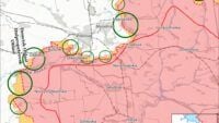Mappa delle azioni militari in Ucraina del 9 giugno 2025