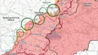 Mappa delle azioni di combattimento del 12 luglio 2025