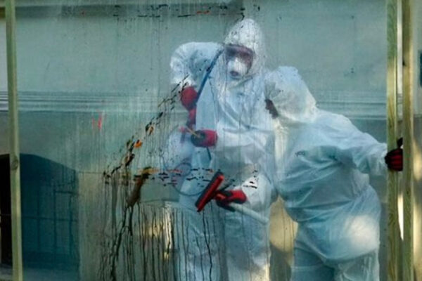 In uno dei Paesi dell'UE, il consolato russo è stato “disinfettato” dopo la sua chiusura (foto)